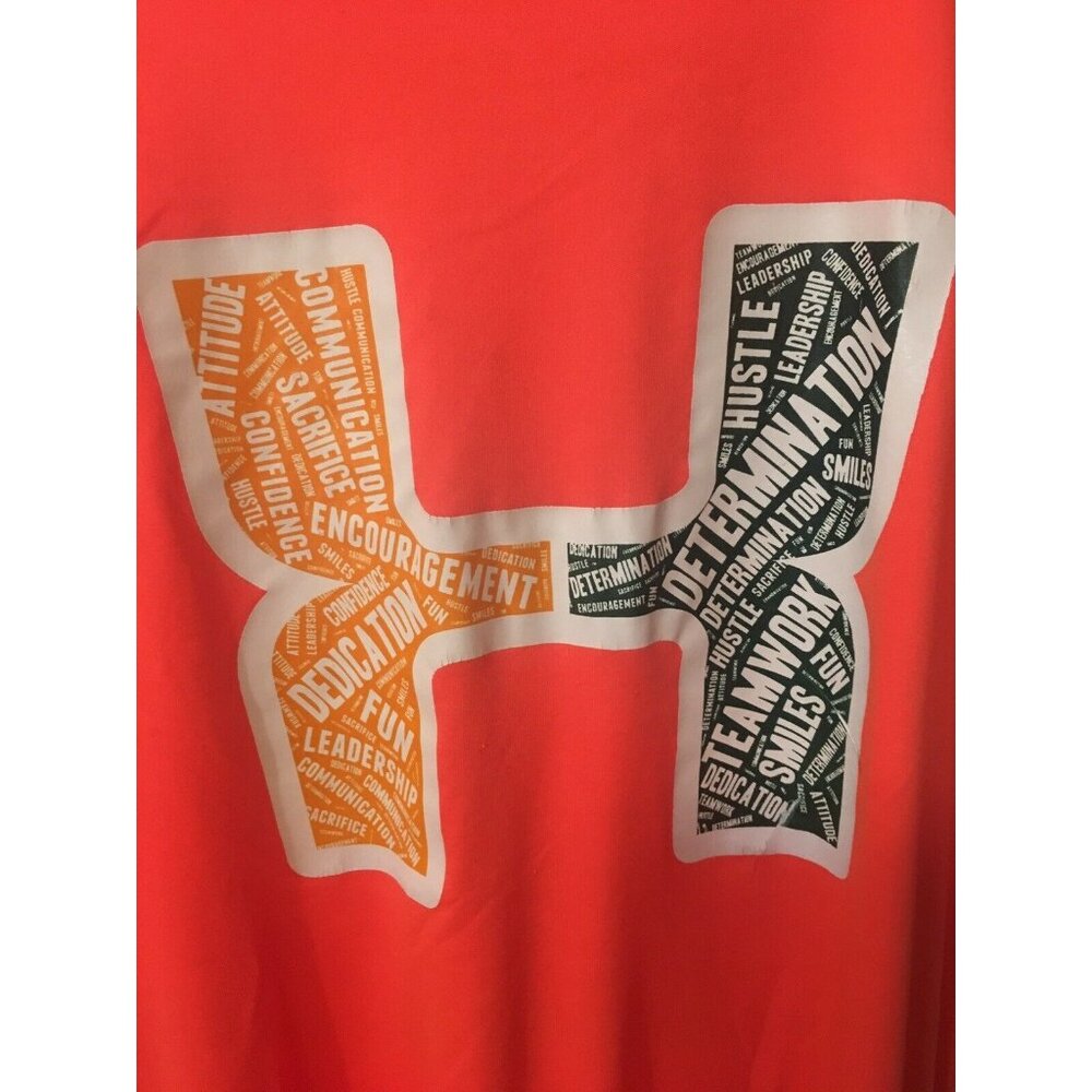 Sport Tek Neon‎ Orange T-shirt ATHLETIC SPANDEX Sz L It’s The Little Things